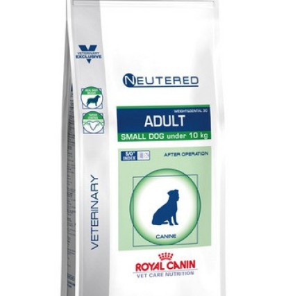 Royal Canin Neutered Adult Small Dog ветеринарная диета сухой корм для кастрированных собак мелких размеров 800 гр. 